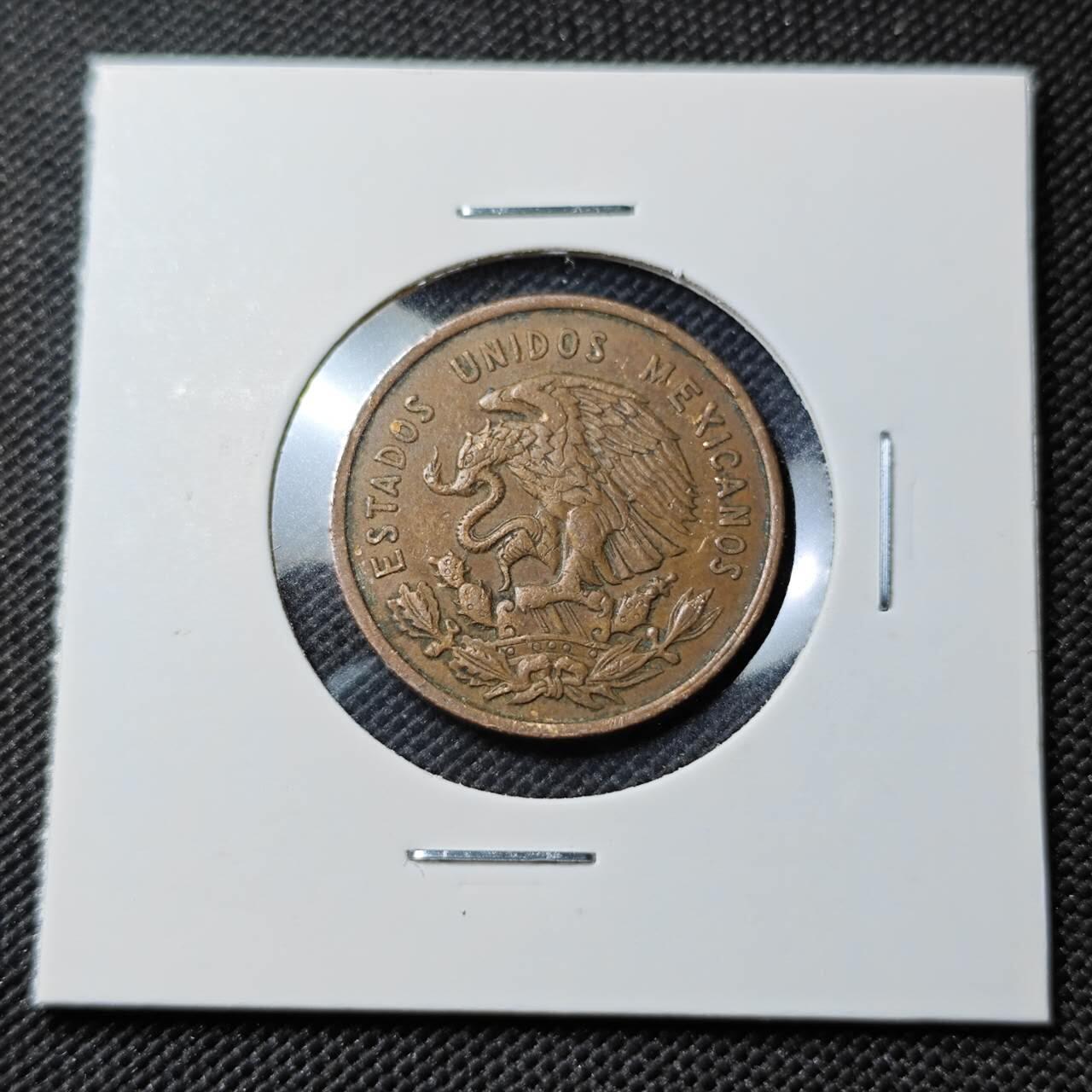 KK钱币收藏小铺  第393期  2月预留时间 周末发货  墨西哥10分铜币