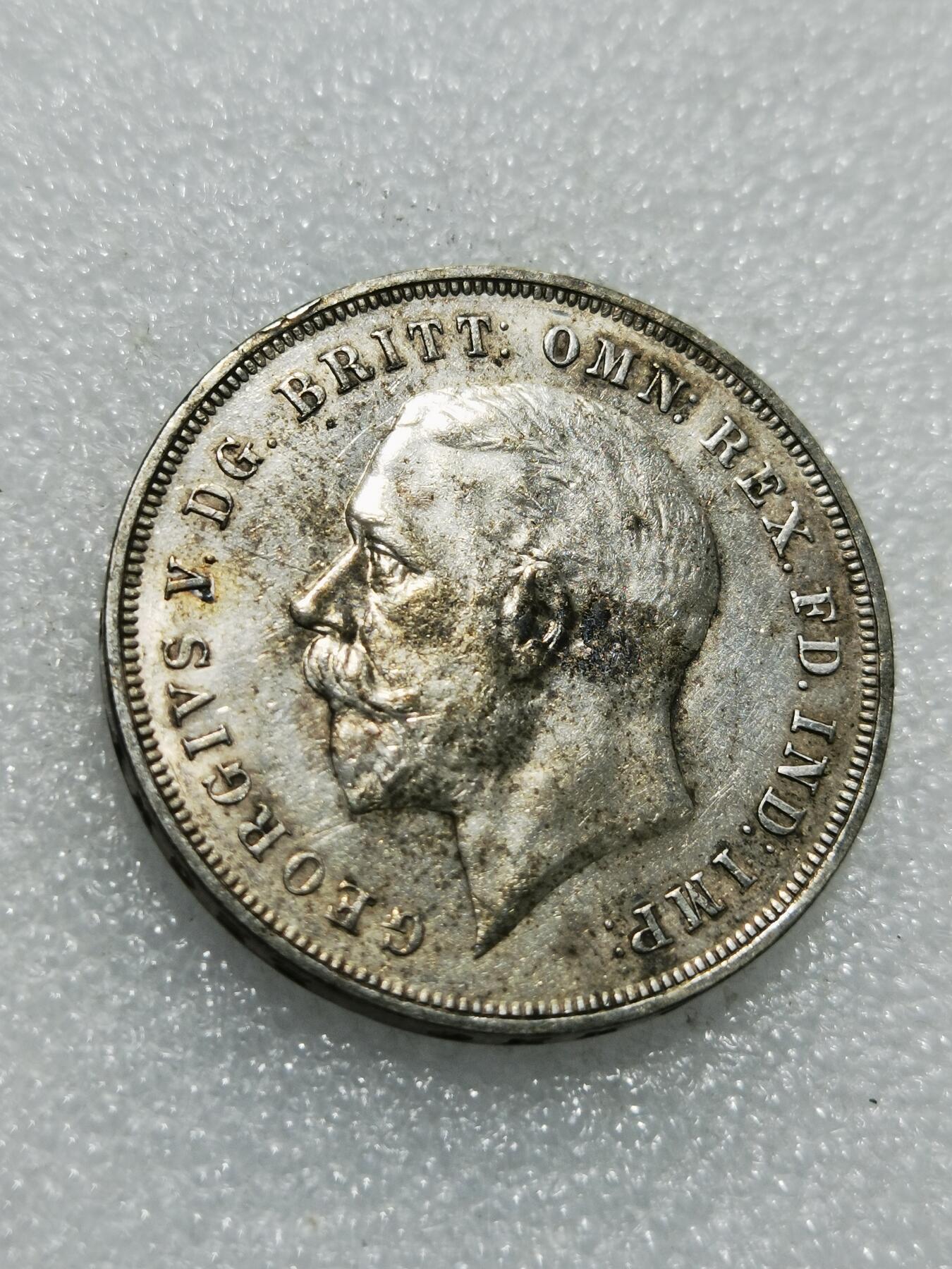 天下钱庄专场欢迎参拍 英国乔治五世木马剑银币