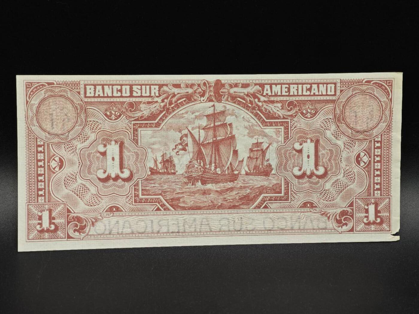 【淘币小摊】实时拍第八百六十五拍   纸币场    年前最后一周之前预留预留8号9号全部发出请更换最新收货地址不方便收货的请勿参拍或者顺丰到付 厄瓜多尔1920年1苏纸币