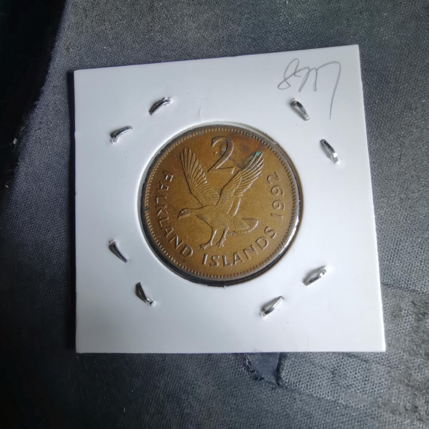 沼泽如烟--第987场 福克兰1992年2便士