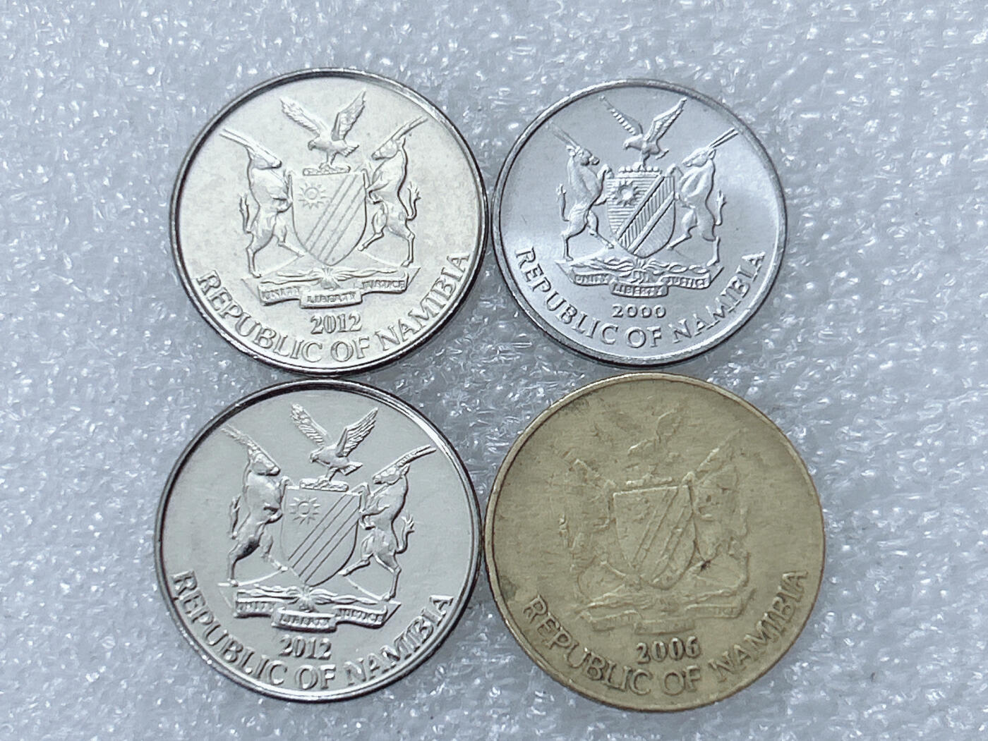 第一海外回流一元起拍收藏 散集专场  第301期 纳米比亚硬币 4枚