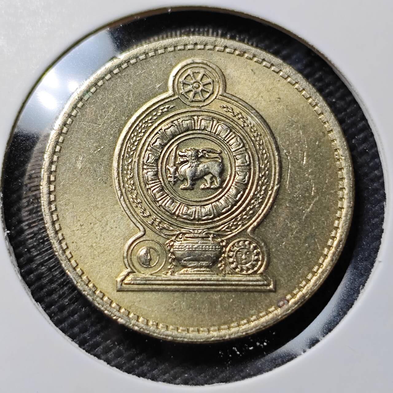 KK钱币收藏小铺  第393期  2月预留时间 周末发货  1984斯里兰卡5卢比 好品