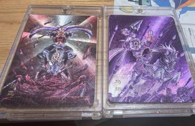 卡有江湖粉丝专场第八期（持续收拍，送拍联系我哦） - 【原封 卡砖】万享三国斗星录五虎上将张飞+马超折光粗闪裸卡两张