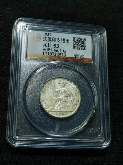 天下钱庄专场欢迎参拍 - 坐洋20分银币