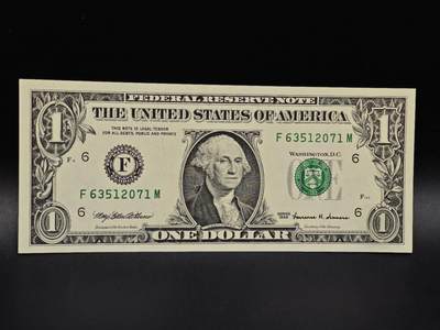 【淘币小摊】实时拍第八百六十五拍   纸币场    年前最后一周之前预留预留8号9号全部发出请更换最新收货地址不方便收货的请勿参拍或者顺丰到付 - 美国一美元纸币