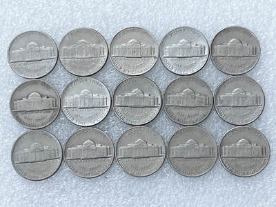 第一海外回流一元起拍收藏 散集专场  第301期 - 美国5美分硬币 15枚