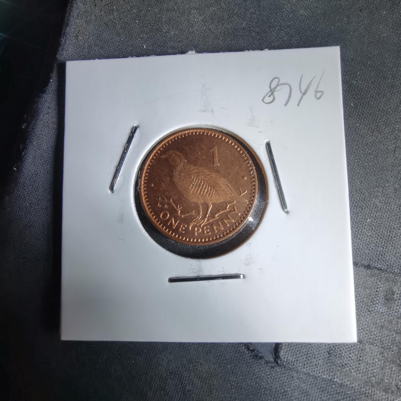 沼泽如烟--第987场 直布罗陀1996年1便士