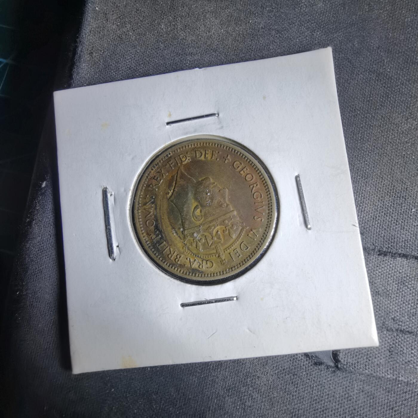 沼泽如烟--第987场 英属西非1952年1先令