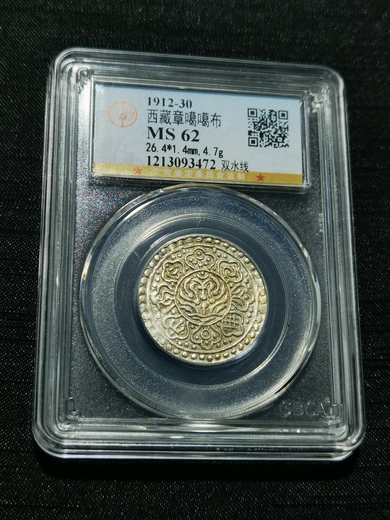 天下钱庄专场欢迎参拍 西藏章噶银币