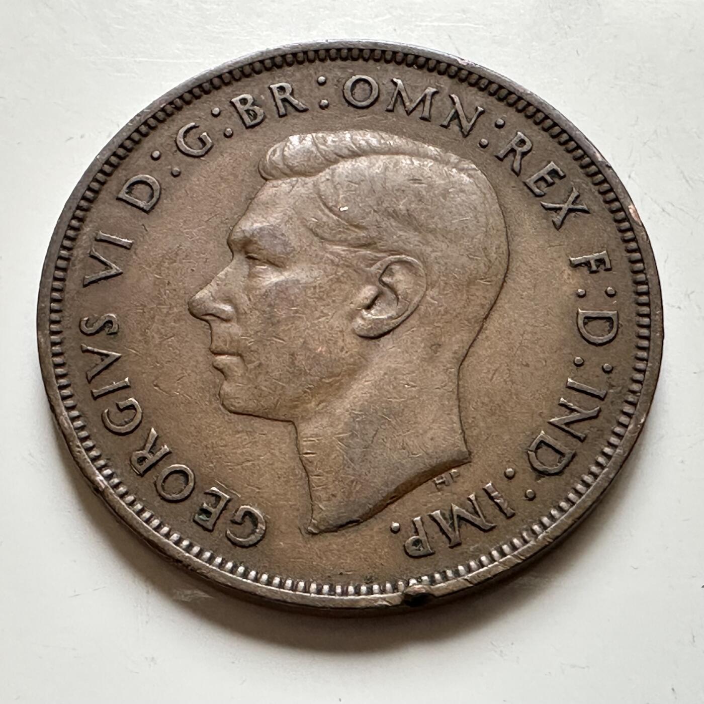 🌹外币初藏🌹🐯2026年第17场 快递将在12号停运 年前需发货的抓紧 ，年后正月十五恢复发货 英国1937年一便士