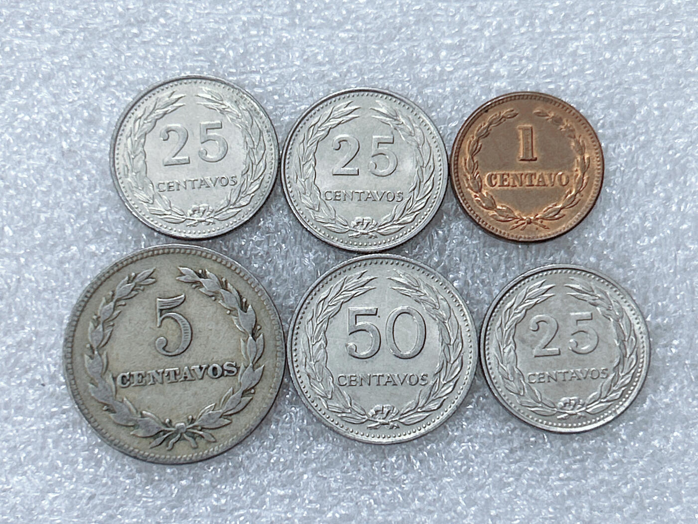 第一海外回流一元起拍收藏 散集专场  第301期 萨尔瓦多硬币 6枚