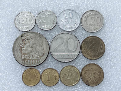 第一海外回流一元起拍收藏 散集专场  第301期 - 波兰硬币 11枚