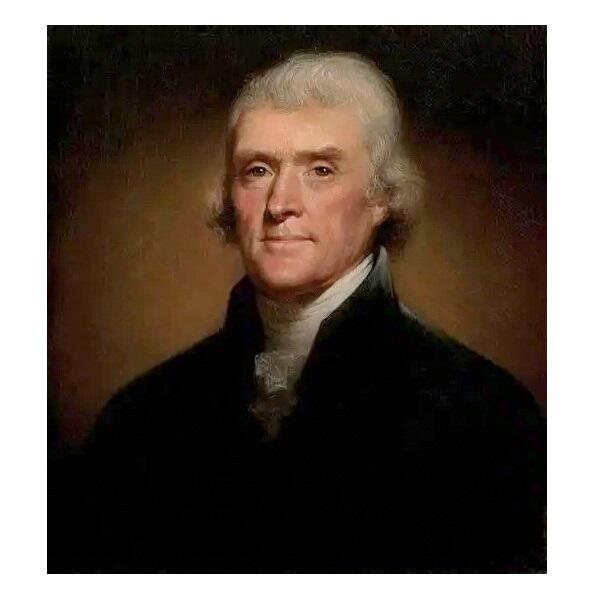 【旋风钱币】2月7日19:00准时开拍 精美欧洲币章、银币银章、第三帝国钱币等 全场包邮！ 美国国父杰弗逊总统+国徽 高浮雕精制超大铜章 78MM 75克