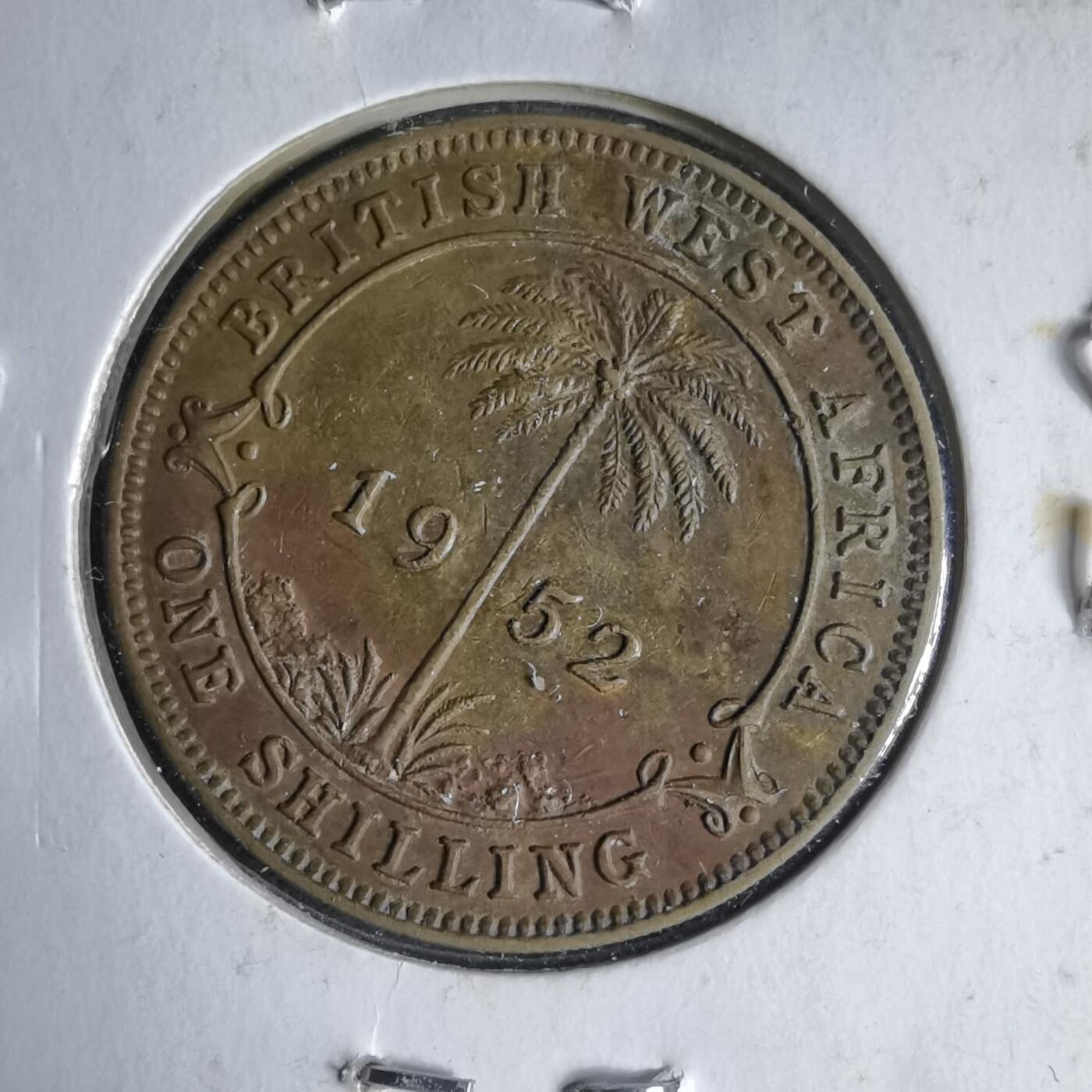 沼泽如烟--第987场 英属西非1952年1先令