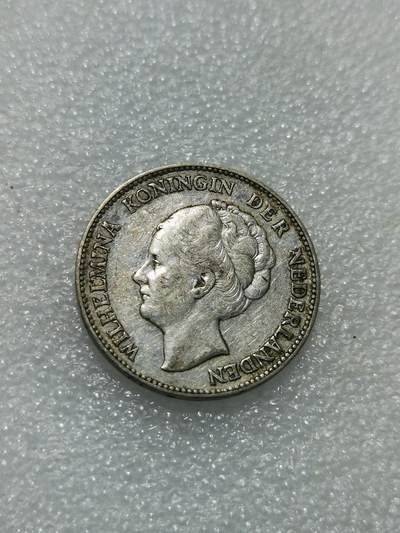 天下钱庄专场欢迎参拍 - 荷兰威廉敏娜女王1盾银币