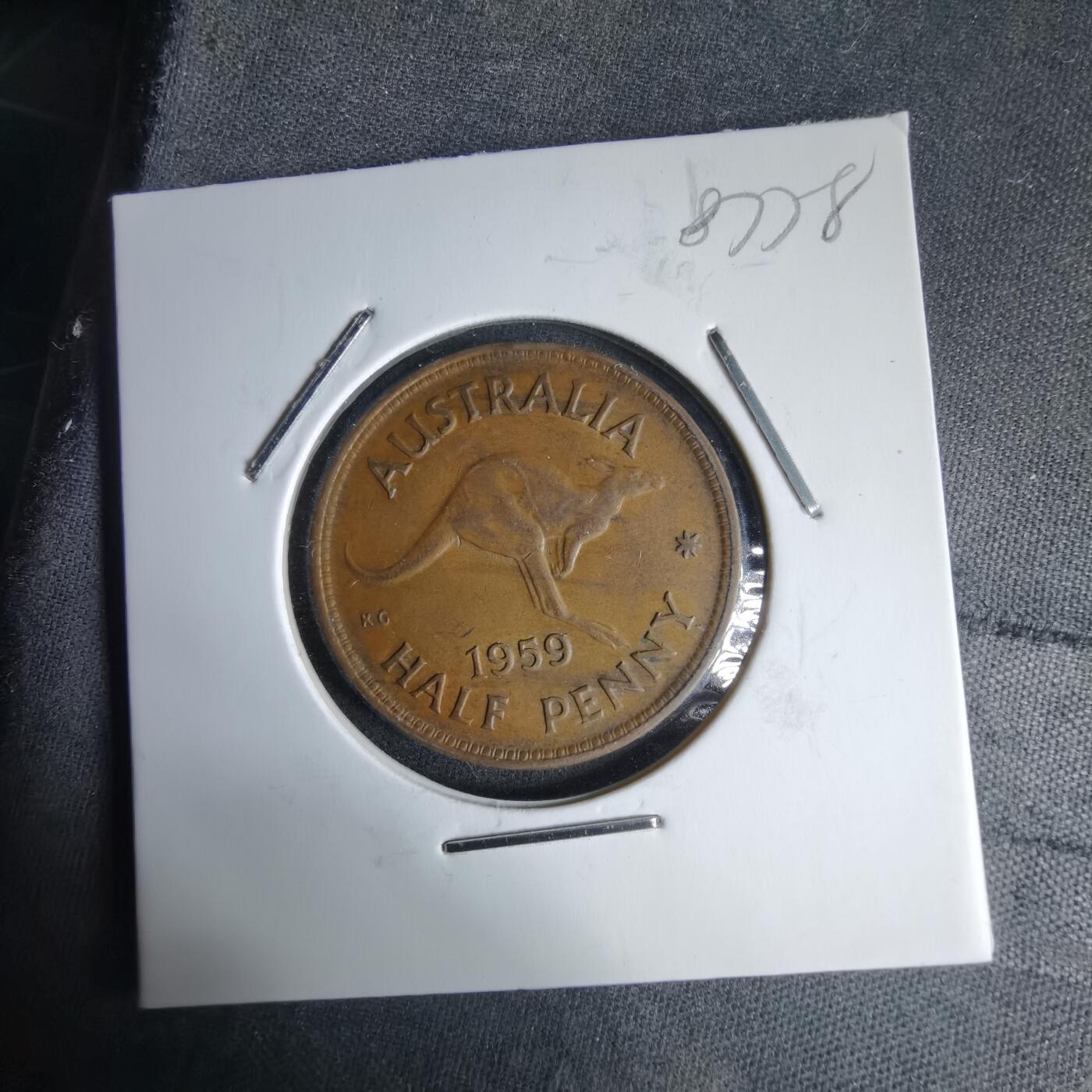 沼泽如烟--第987场 澳大利亚1959年半便士