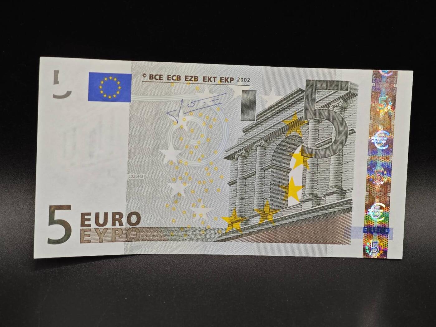 【淘币小摊】实时拍第八百六十五拍   纸币场    年前最后一周之前预留预留8号9号全部发出请更换最新收货地址不方便收货的请勿参拍或者顺丰到付 5欧元纸币【有折】