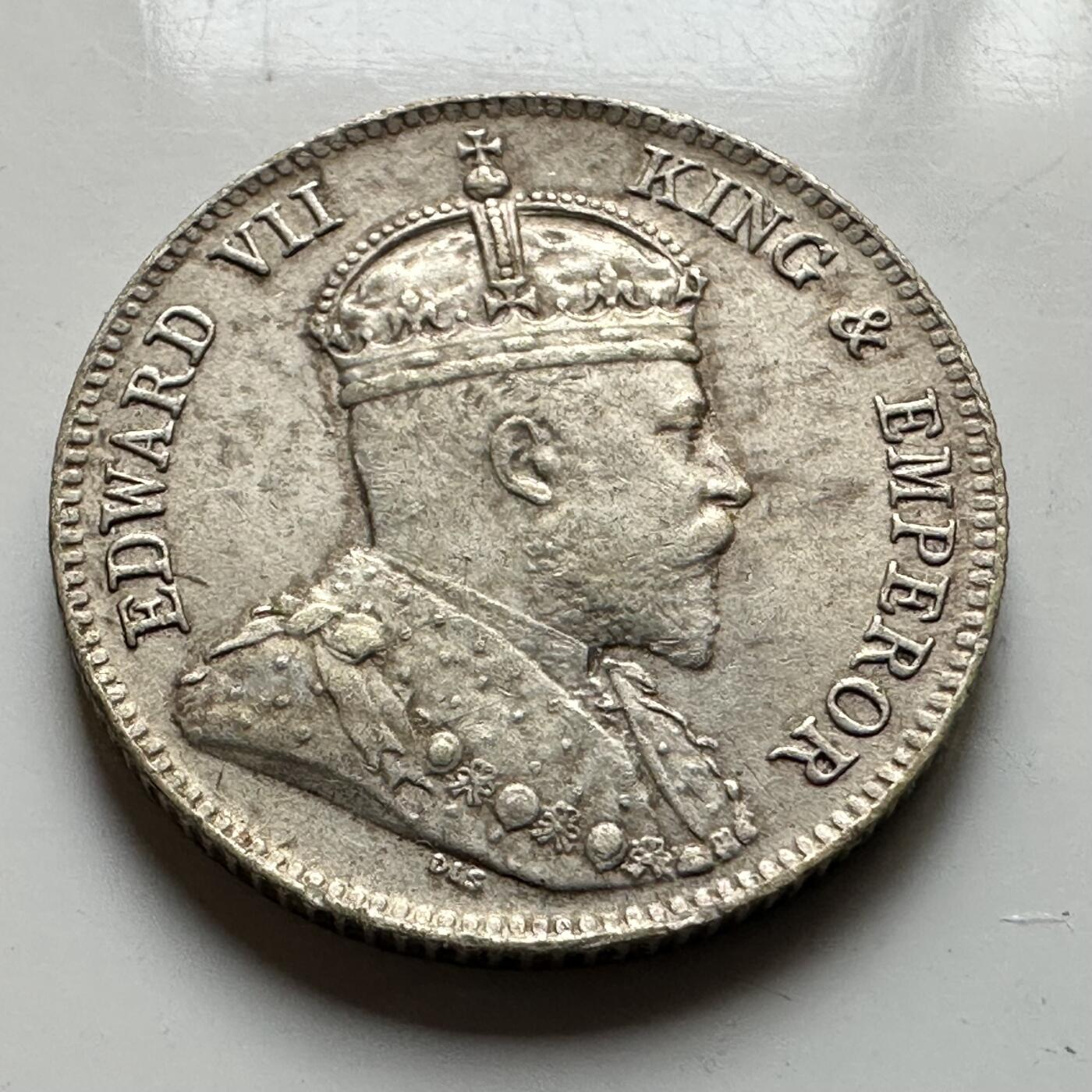 🌹外币初藏🌹🐯2026年第17场 快递将在12号停运 年前需发货的抓紧 ，年后正月十五恢复发货 英属东非和乌干达保护地1906年25分银币 少见高品