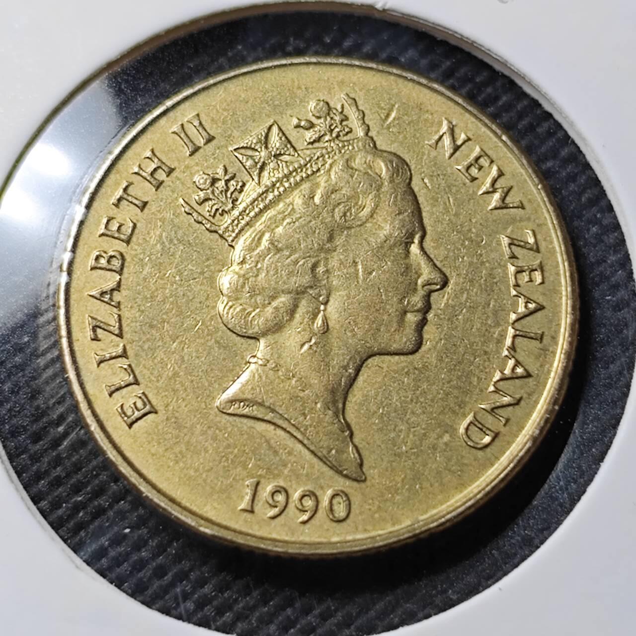 KK钱币收藏小铺  第393期  2月预留时间 周末发货  新西兰1元