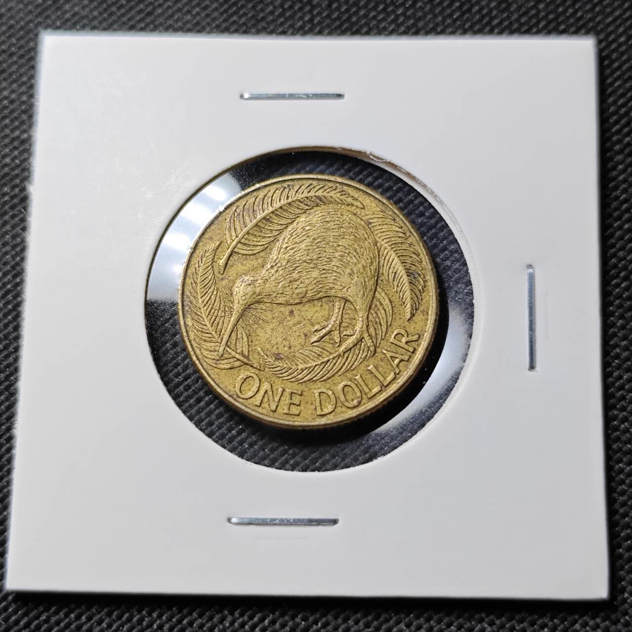 KK钱币收藏小铺  第393期  2月预留时间 周末发货  新西兰1元