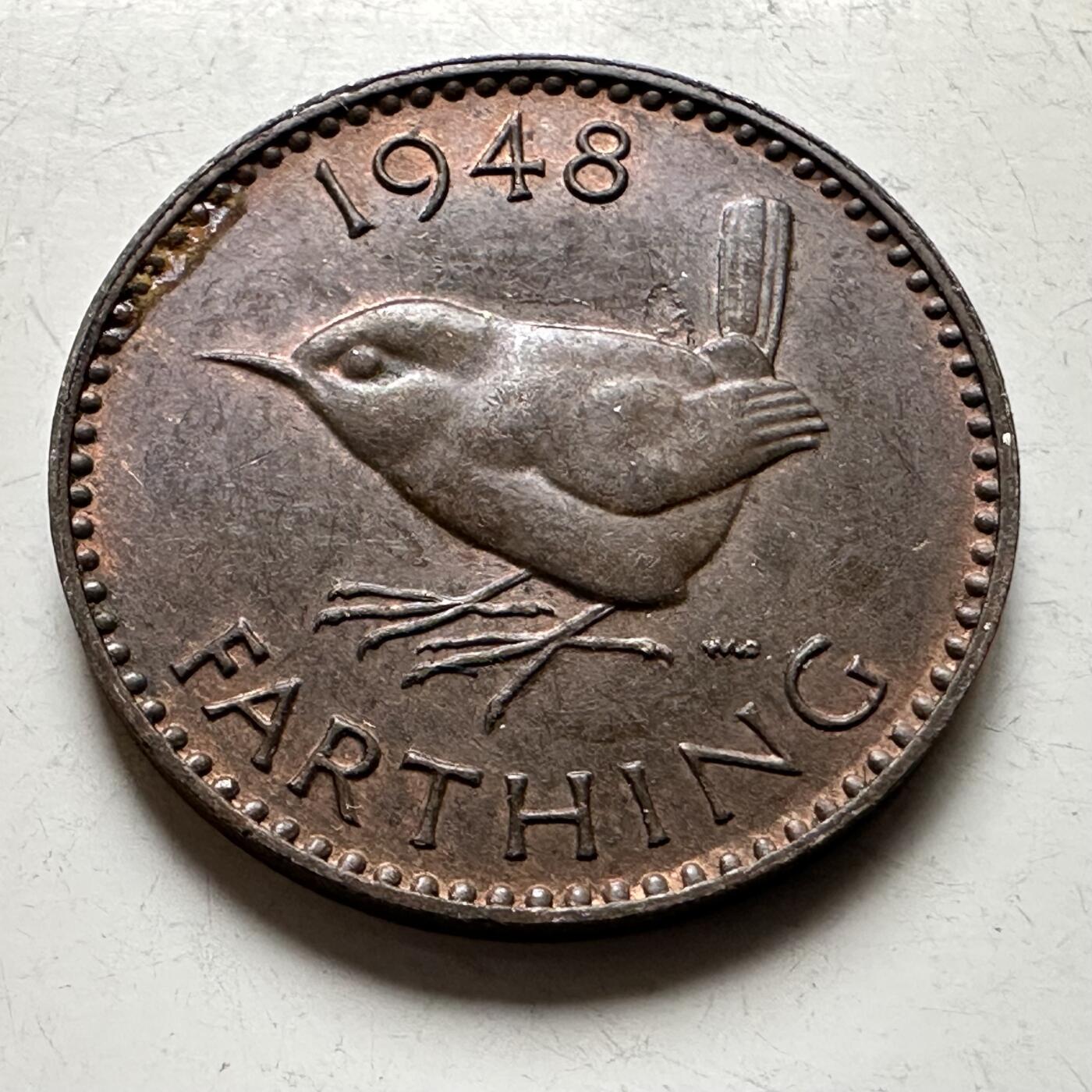 🌹外币初藏🌹🐯2026年第17场 快递将在12号停运 年前需发货的抓紧 ，年后正月十五恢复发货 英国1948年一法新