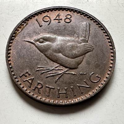 🌹外币初藏🌹🐯2026年第17场 快递将在12号停运 年前需发货的抓紧 ，年后正月十五恢复发货 - 英国1948年一法新