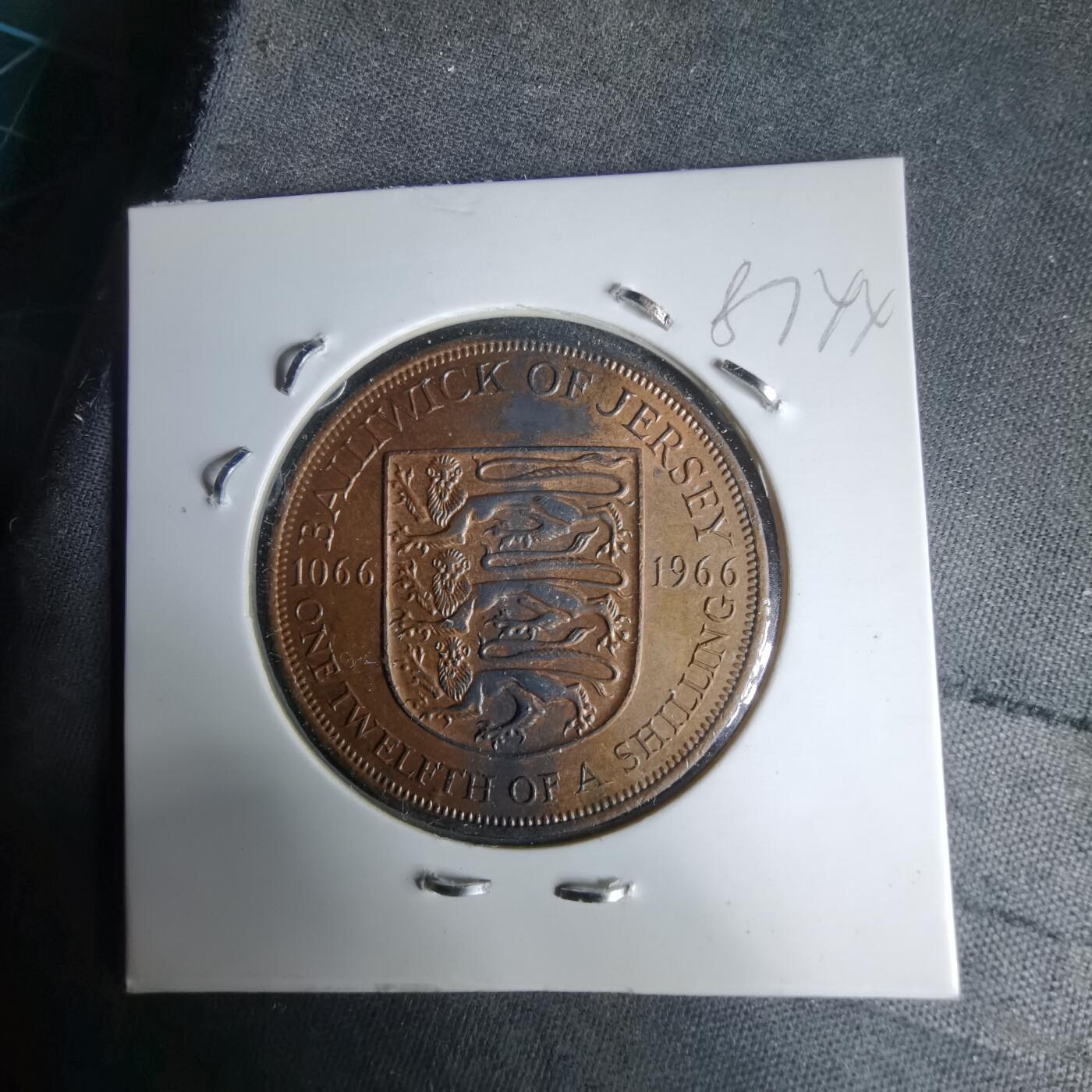 沼泽如烟--第987场 泽西1966年十二分之一先令