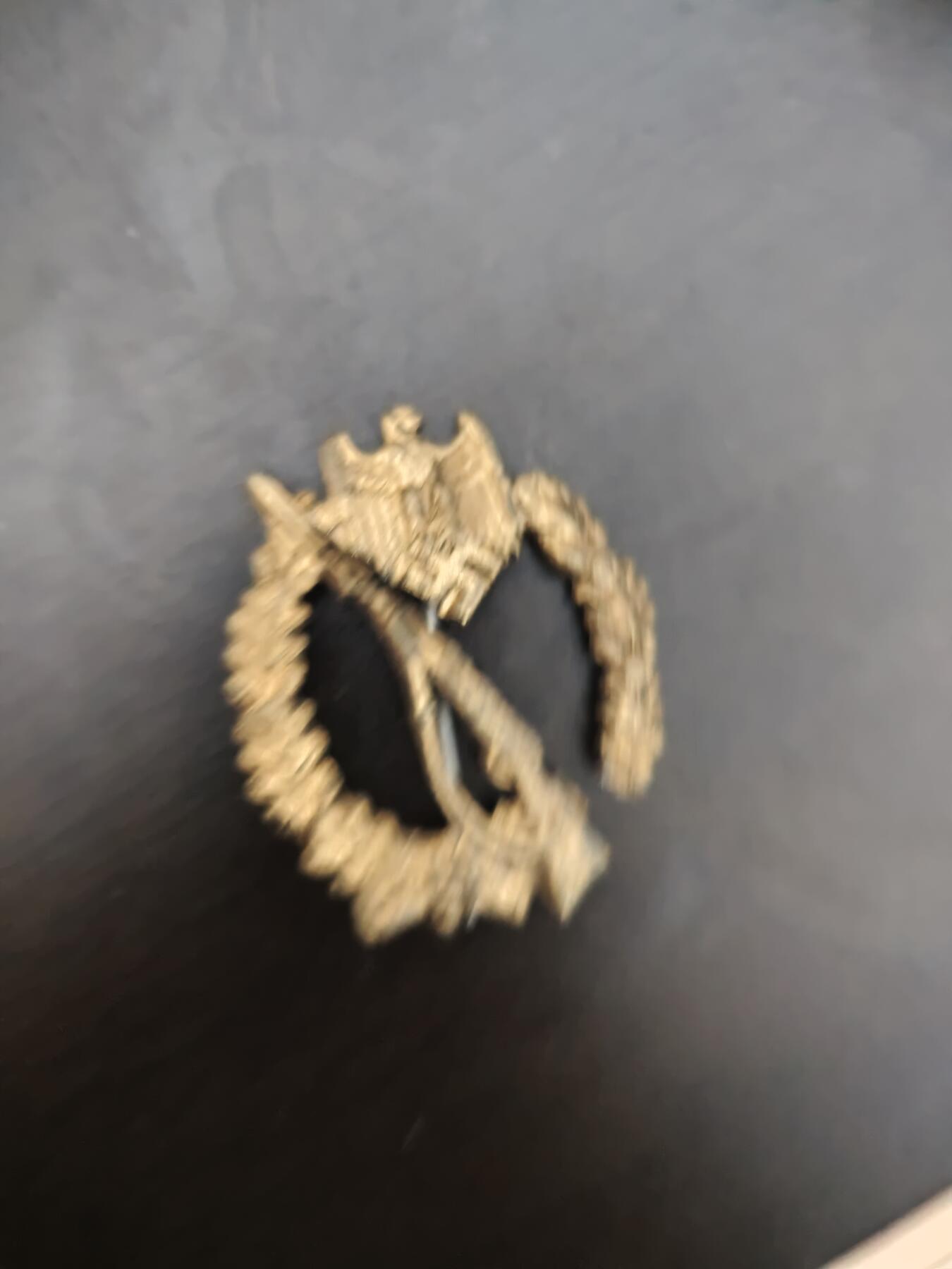 勋章杂货 德三铜级步兵突击勋章大残