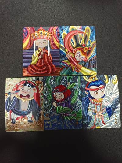 天玑星卡拍第169期《2.5周四截拍》持续收拍收评中 满赠卡需备注 - 山河潮玩 西游记 天空 师徒五人 粗闪 五张