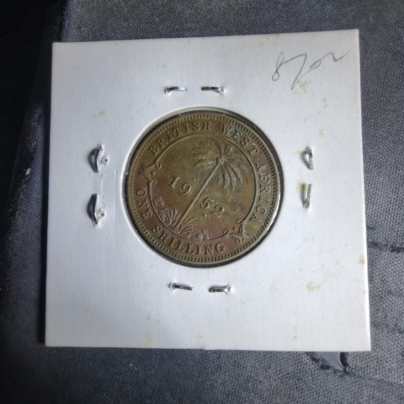 沼泽如烟--第987场 英属西非1952年1先令