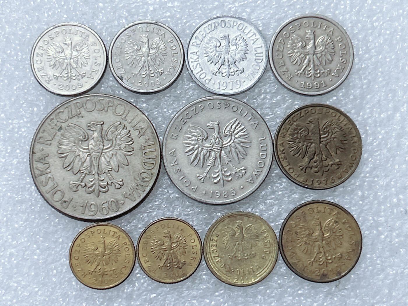 第一海外回流一元起拍收藏 散集专场  第301期 波兰硬币 11枚