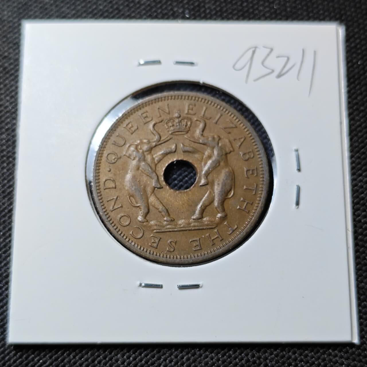 KK钱币收藏小铺  第393期  2月预留时间 周末发货  1958罗得西亚1便士铜币