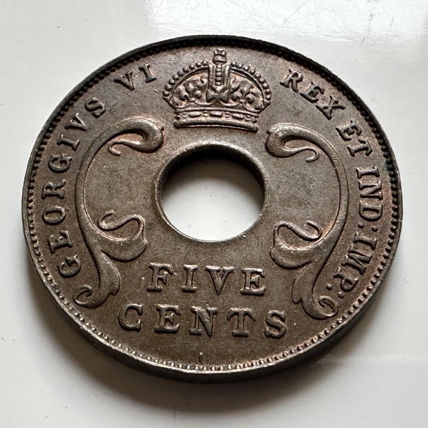 🌹外币初藏🌹🐯2026年第17场 快递将在12号停运 年前需发货的抓紧 ，年后正月十五恢复发货 英属东非1941年五分