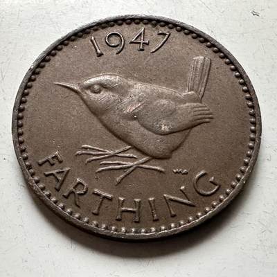 🌹外币初藏🌹🐯2026年第17场 快递将在12号停运 年前需发货的抓紧 ，年后正月十五恢复发货 - 英国1947年一法新