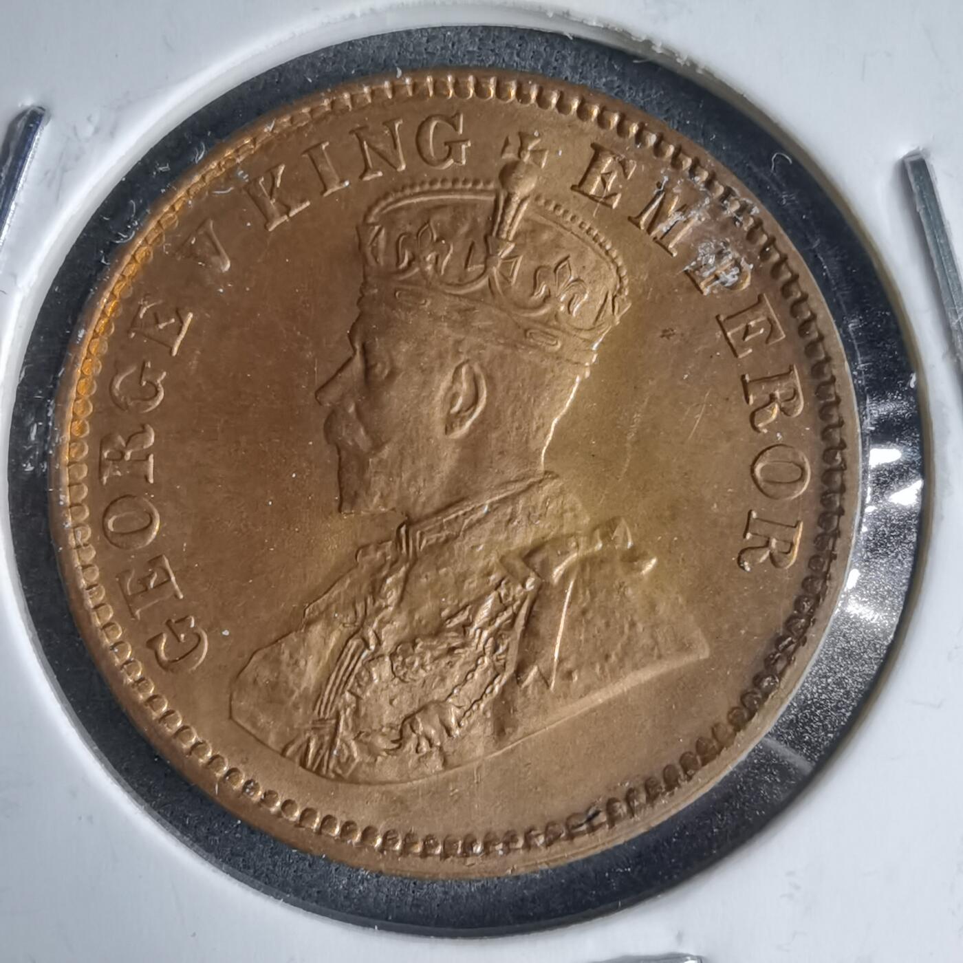 沼泽如烟--第987场 英属印度1933年四分之一安娜