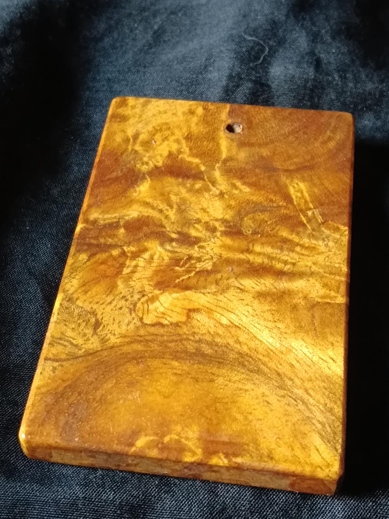 金丝楠平安无事牌