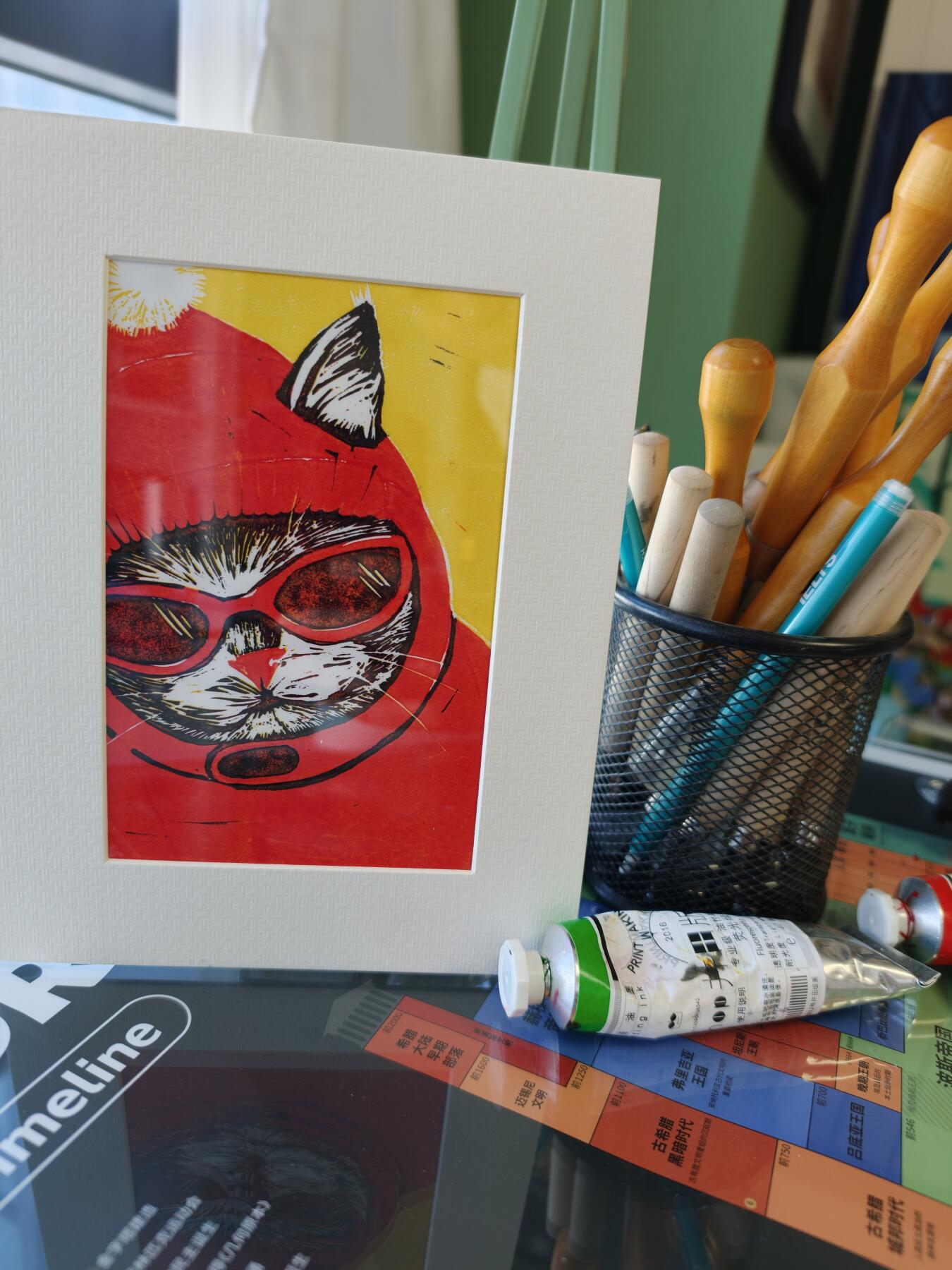 套色版画-萌宠专场