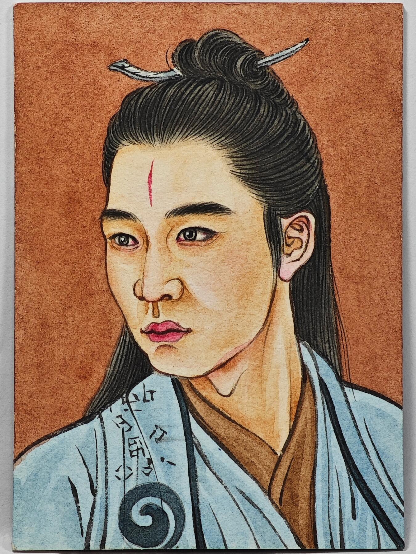 白泽拍卖卡牌手绘专场第32期（愿得长如此 年年物侯新） 2025 刘雪强手绘卡   刘雪强亲签