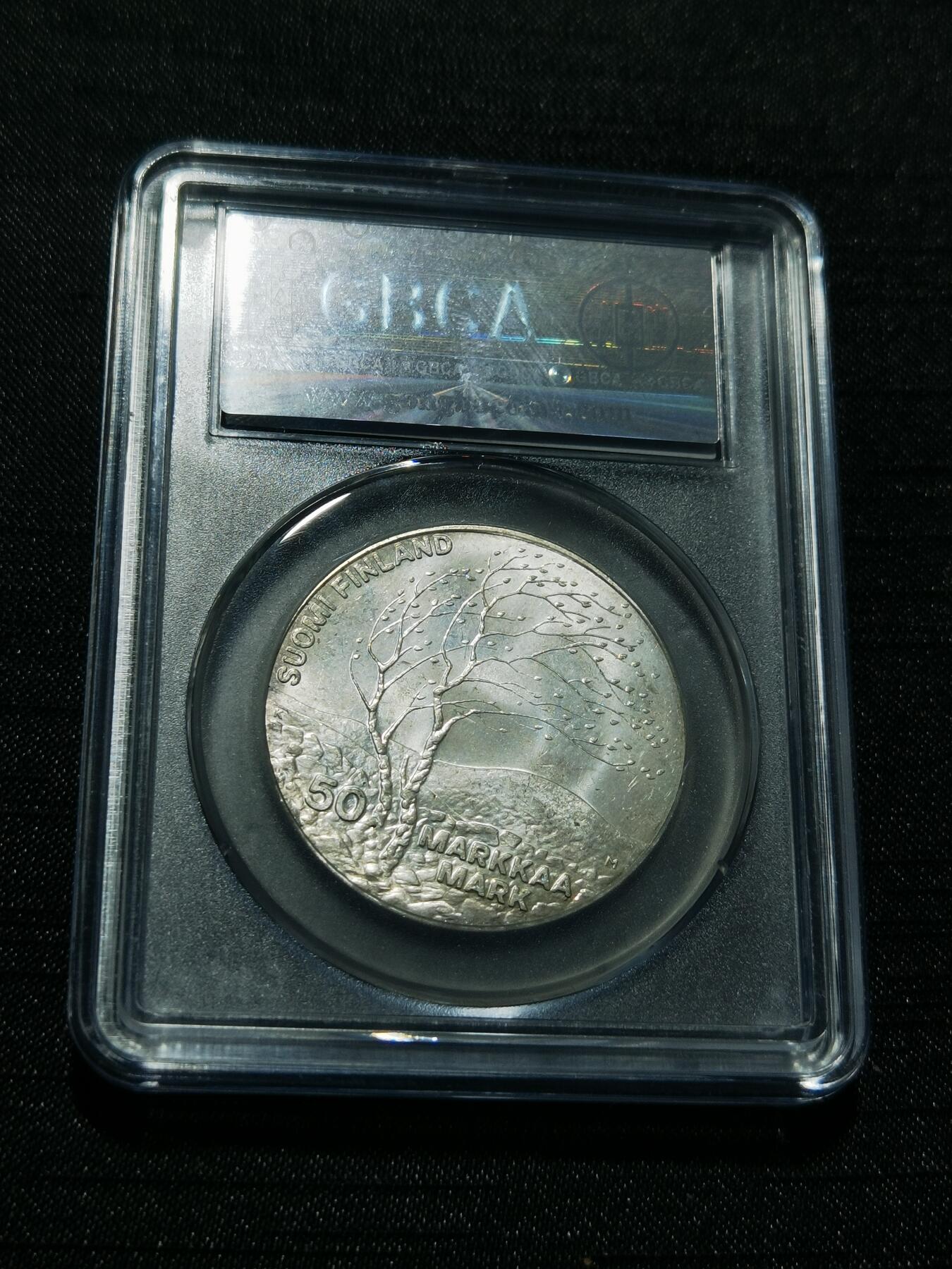 天下钱庄专场欢迎参拍 芬兰50马克银币