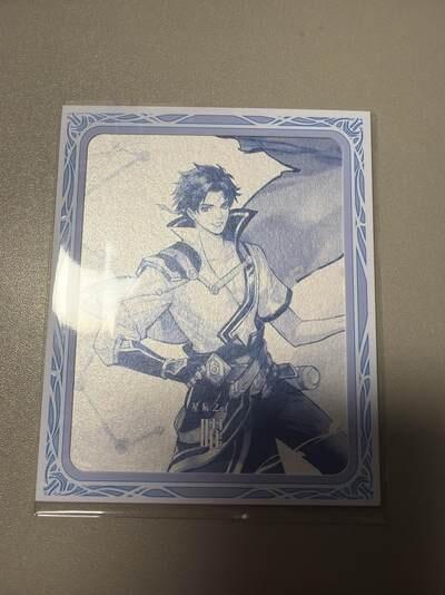 麦趣喜首场(2月7号周六晚上21点截拍，欢迎竞拍)  不凡玩品X王者荣耀 相卡 背面有防伪标 浮雕银闪工艺