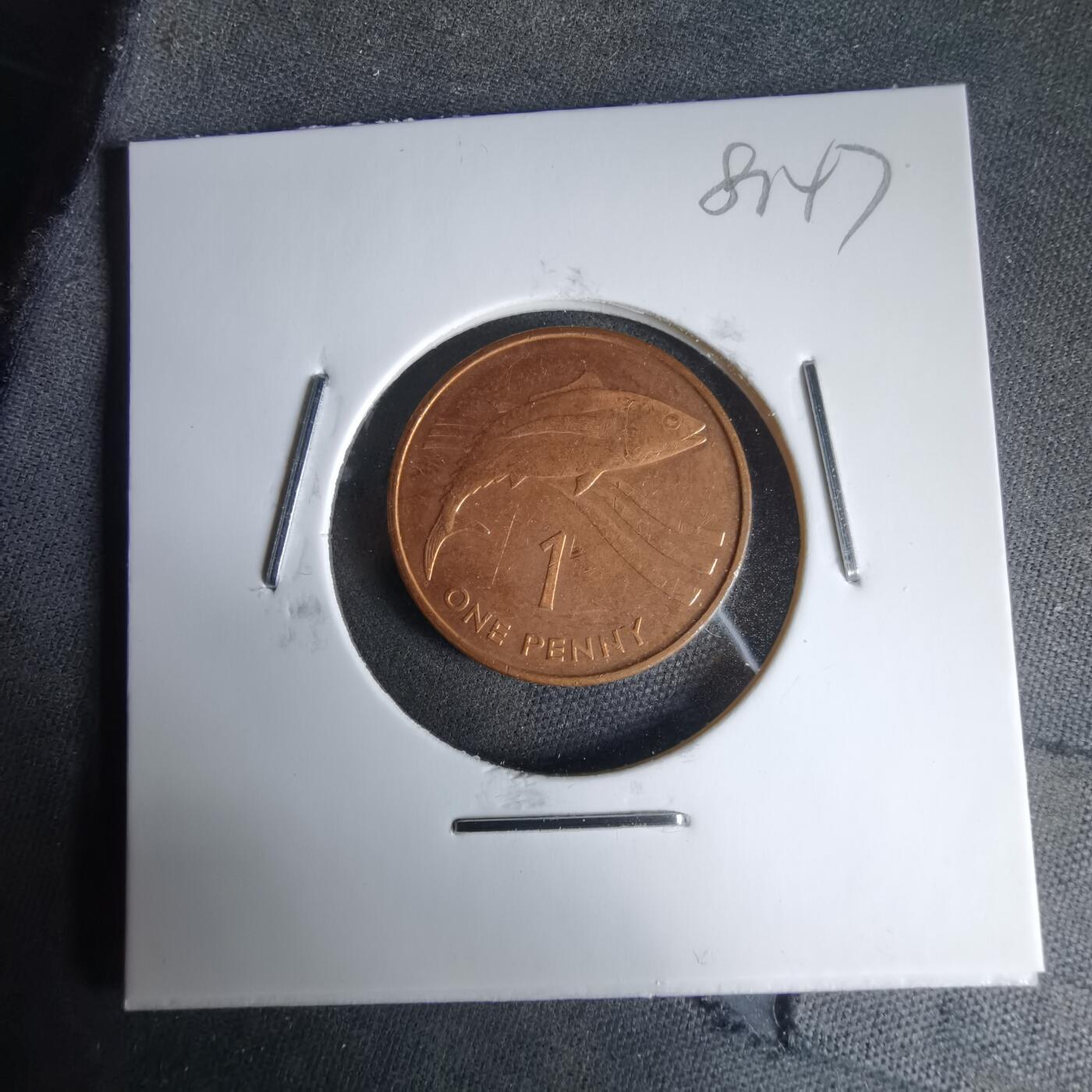 沼泽如烟--第987场 圣赫勒拿1997年1便士