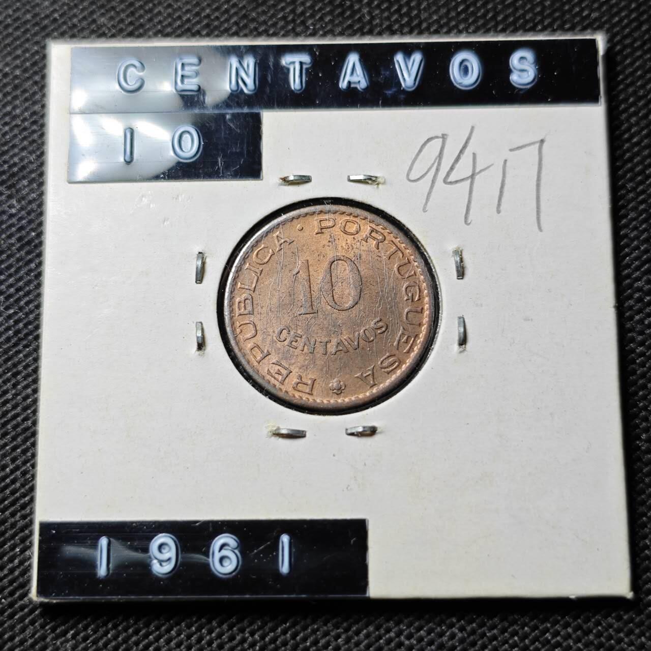 KK钱币收藏小铺  第394期  2月预留时间 周末发货  葡属印度10分铜币 好品