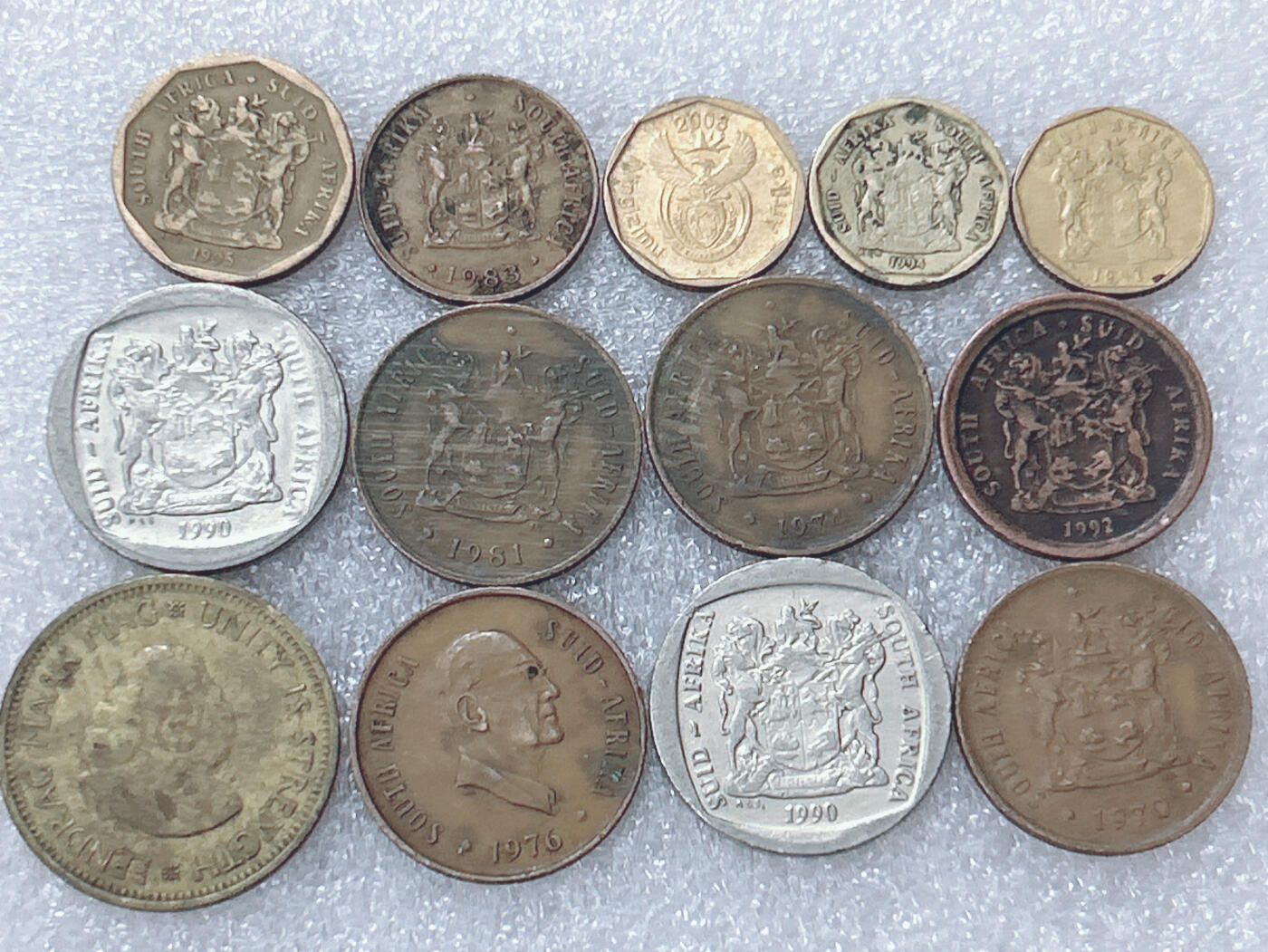 第一海外回流一元起拍收藏 散集专场  第301期 南非硬币🇿🇦 13枚