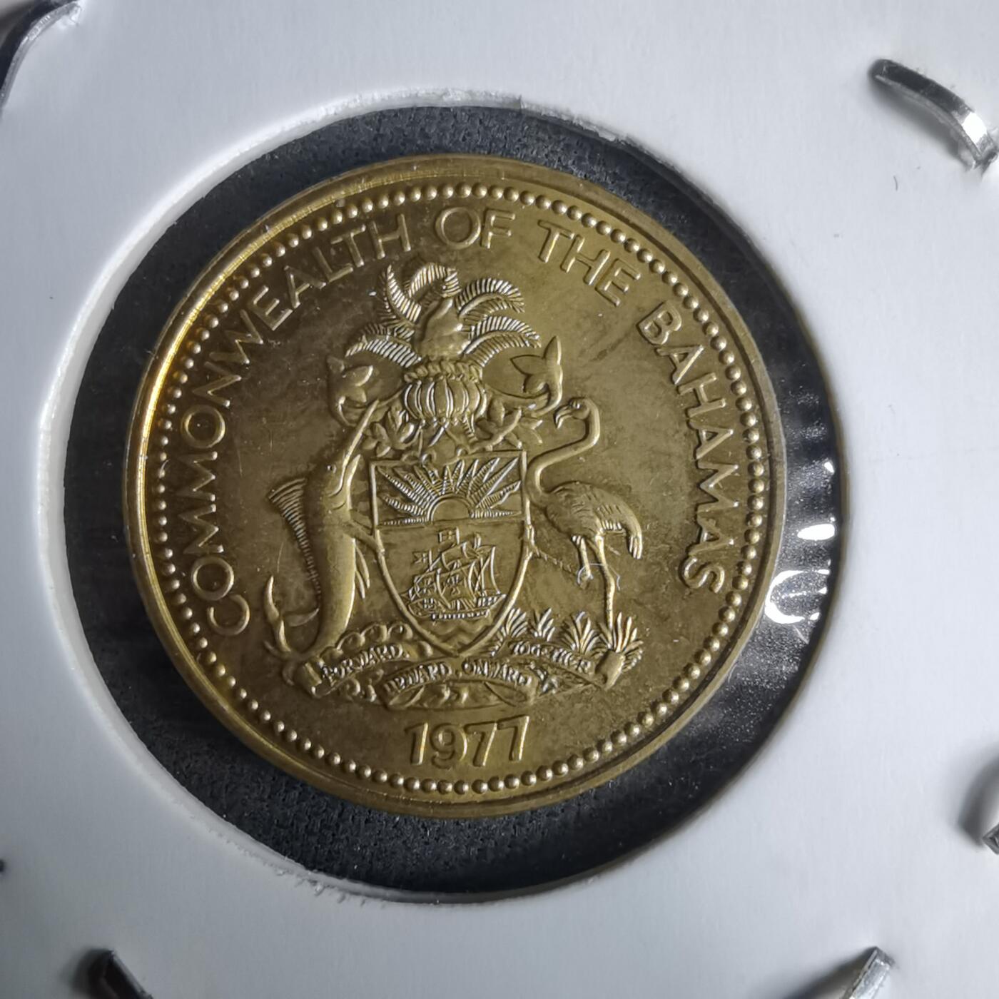 沼泽如烟--第987场 巴哈马1977年一分