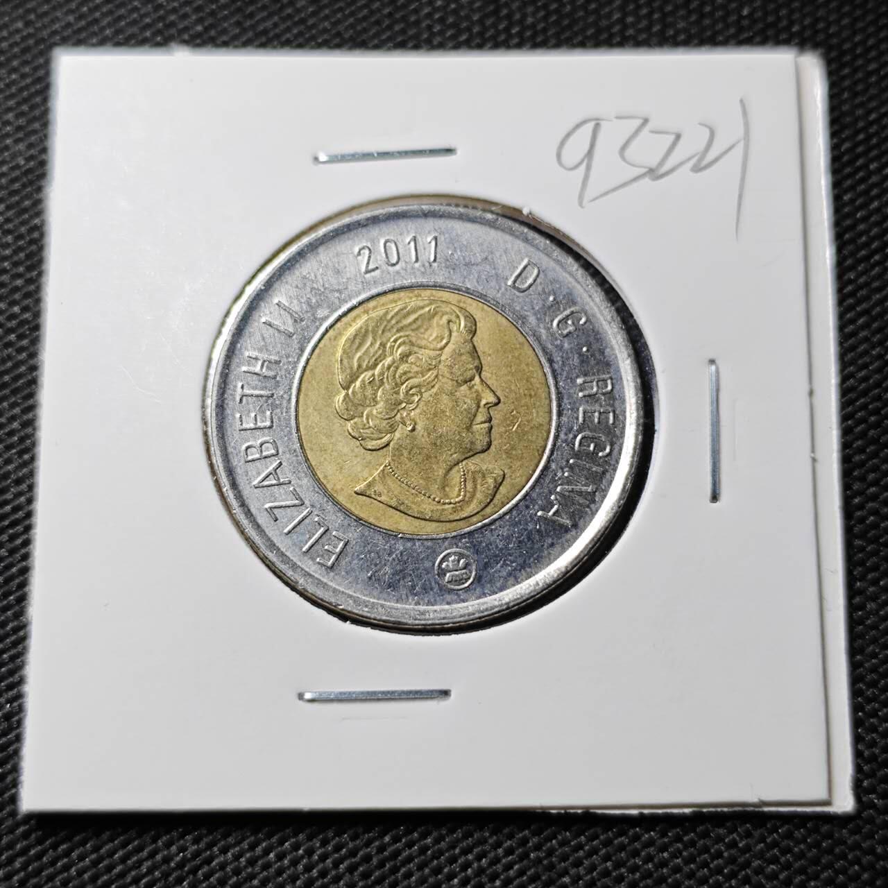 KK钱币收藏小铺  第393期  2月预留时间 周末发货  加拿大2元