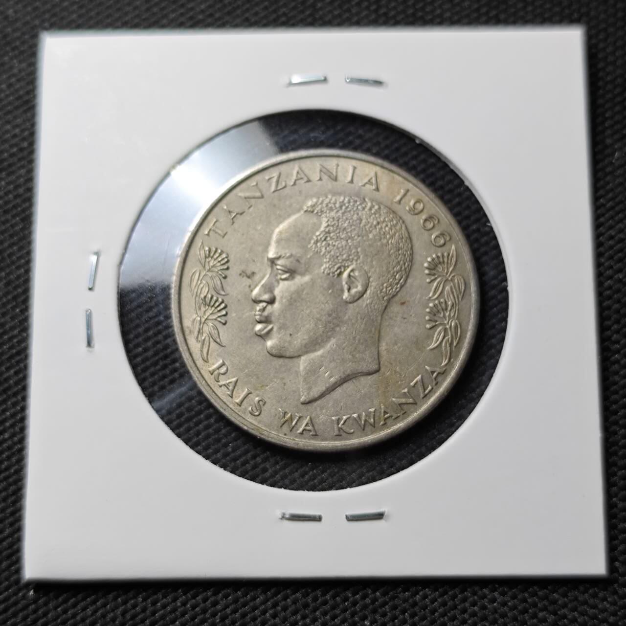 KK钱币收藏小铺  第393期  2月预留时间 周末发货  1966坦桑尼亚1先令 首年