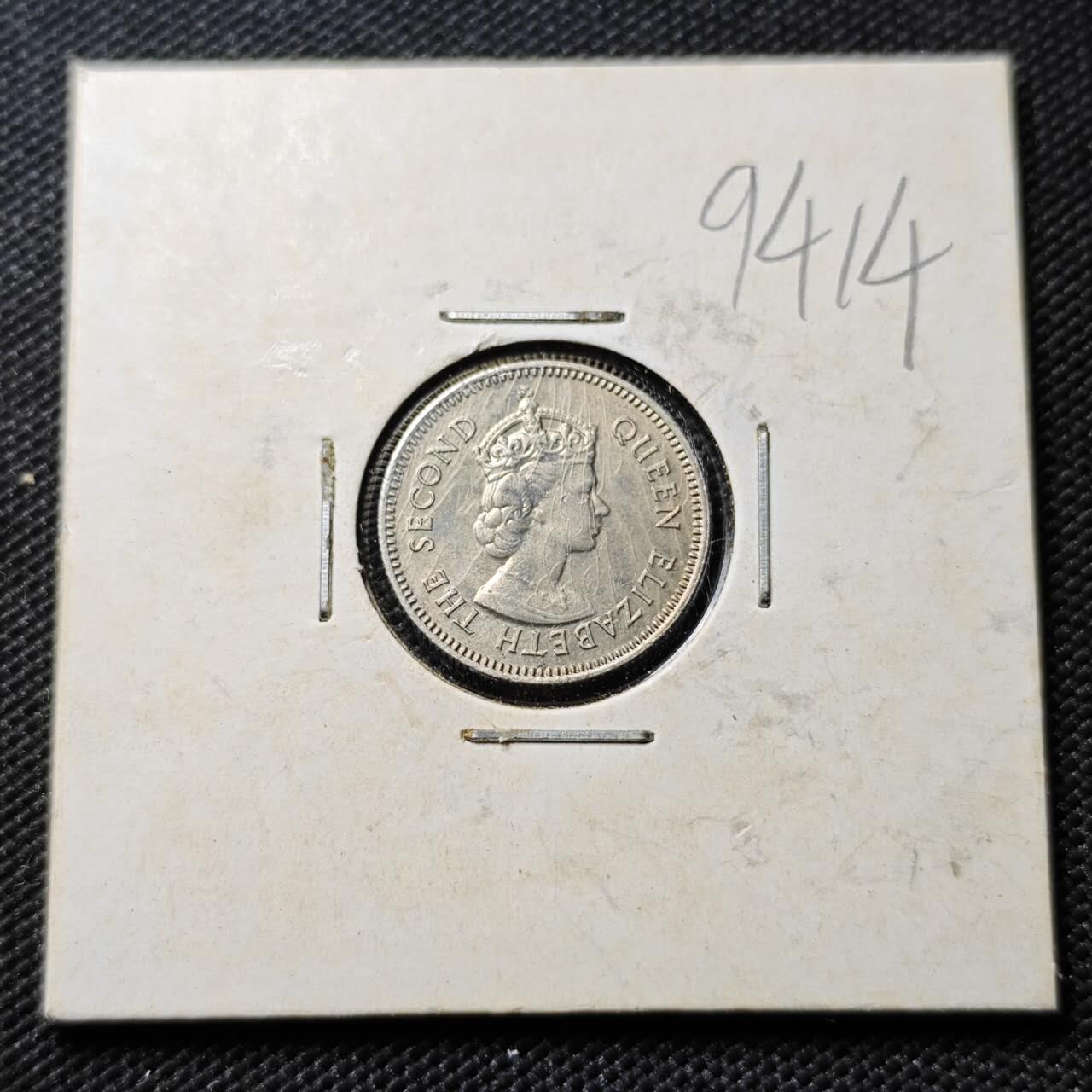 KK钱币收藏小铺  第394期  2月预留时间 周末发货 1974伯利兹10分 