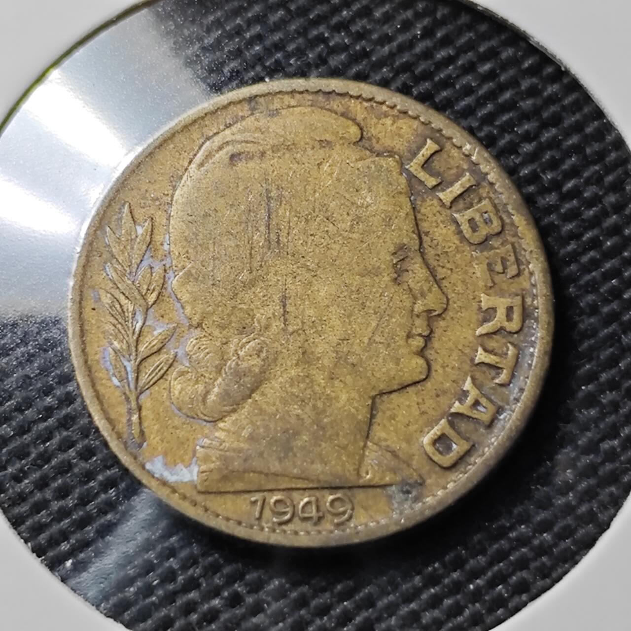 KK钱币收藏小铺  第393期  2月预留时间 周末发货  1949阿根廷10分铜币