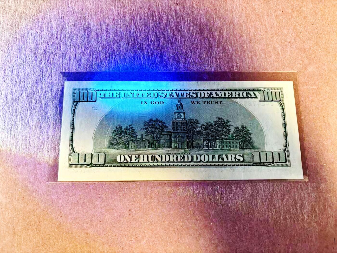 【Blue Auction】世界纸币精拍第783期——18级TOP拍卖/信誉/品质/专业/高效💫 【补号】美国 2003年100美金 品相如图