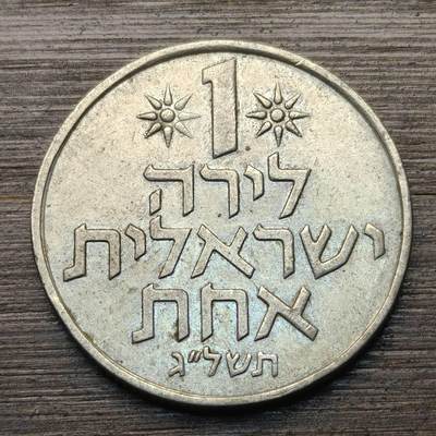 【铜匠收藏】★第147★散币专场 不寄存，30包邮。不满30元，支付5元运费。《接受代拍 代送NGC评级》 72【无寄存】以色列 1里拉 石榴树枝